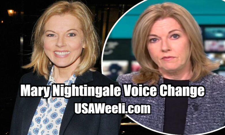 Mary Nightingale Voice Change
