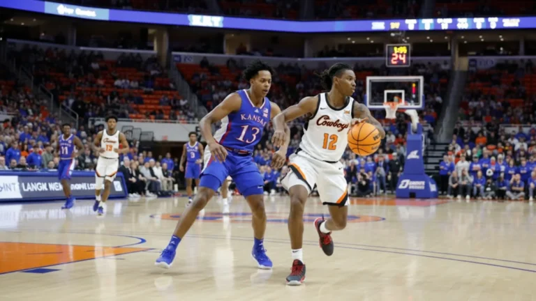 Kansas vs Oklahoma State Basketball Match Stats