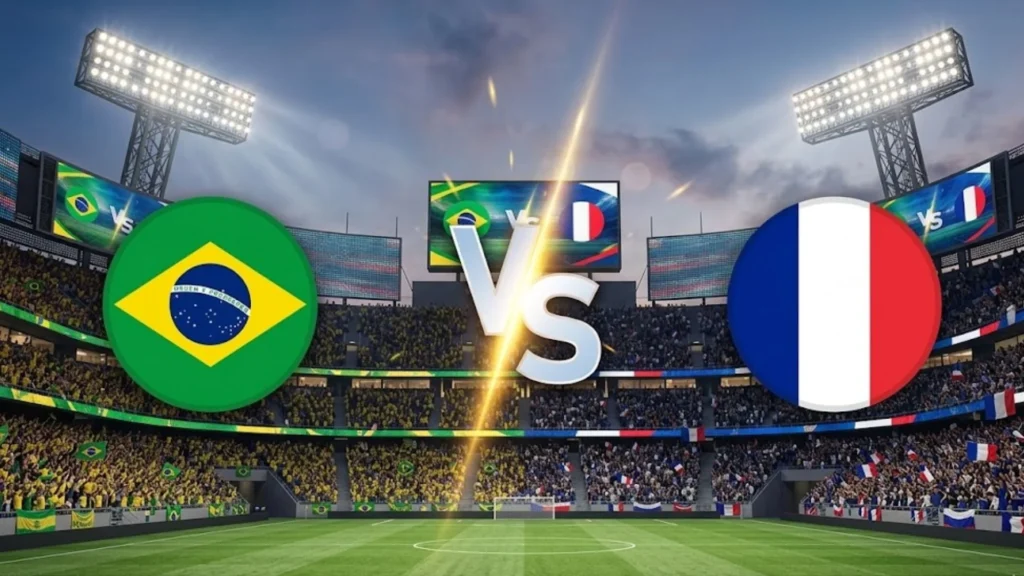 Brazil vs France Match Stats
