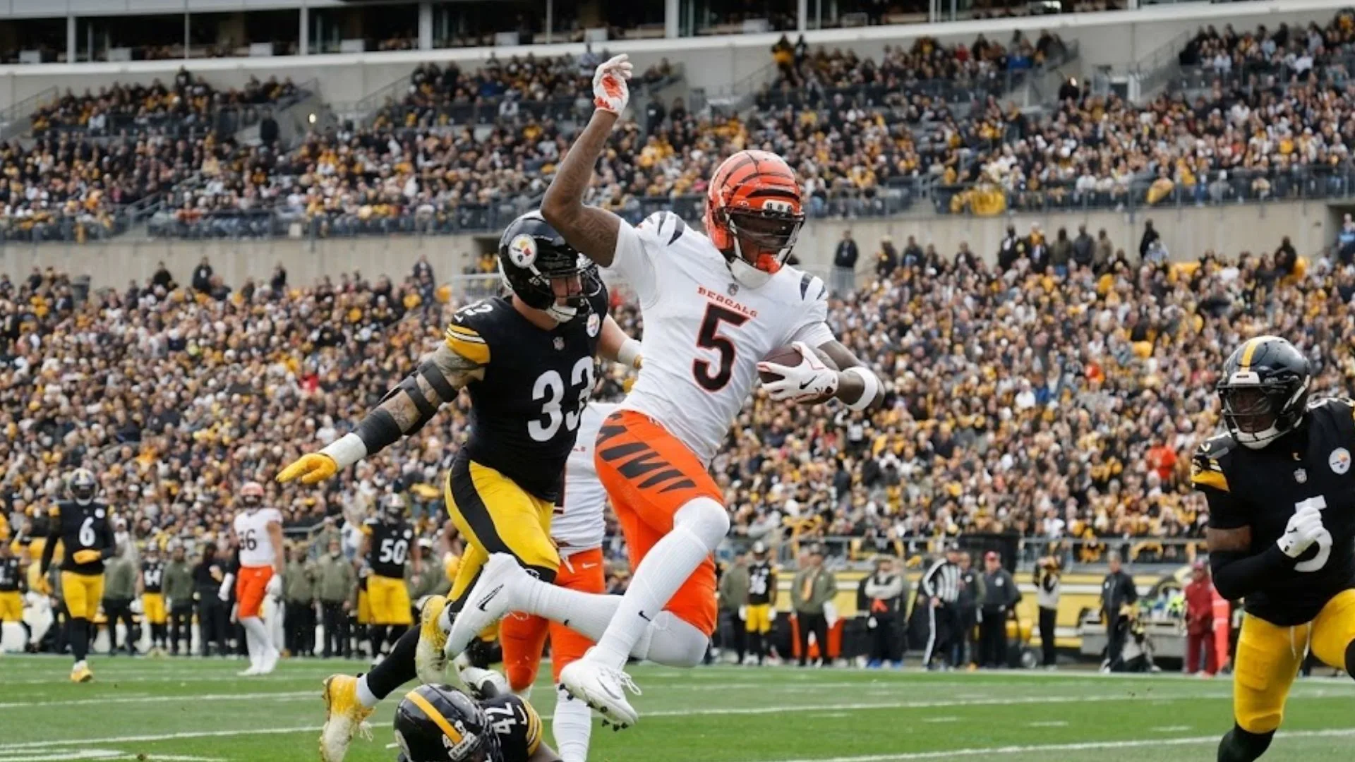 Pittsburgh Steelers vs Bengals Match Stats