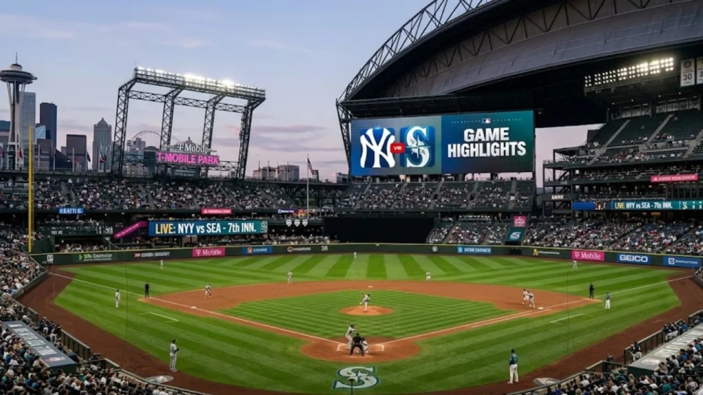 Yankees vs Mariners Match Stats