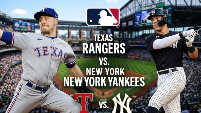 Yankees vs Rangers match stats