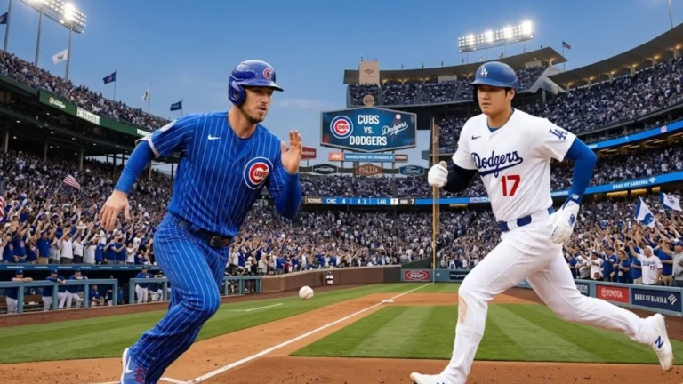 Cubs vs Dodgers Match Stats