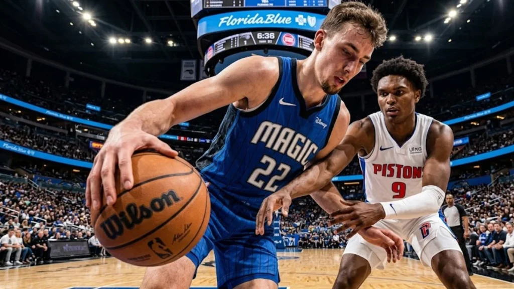 Magic vs Pistons match stats