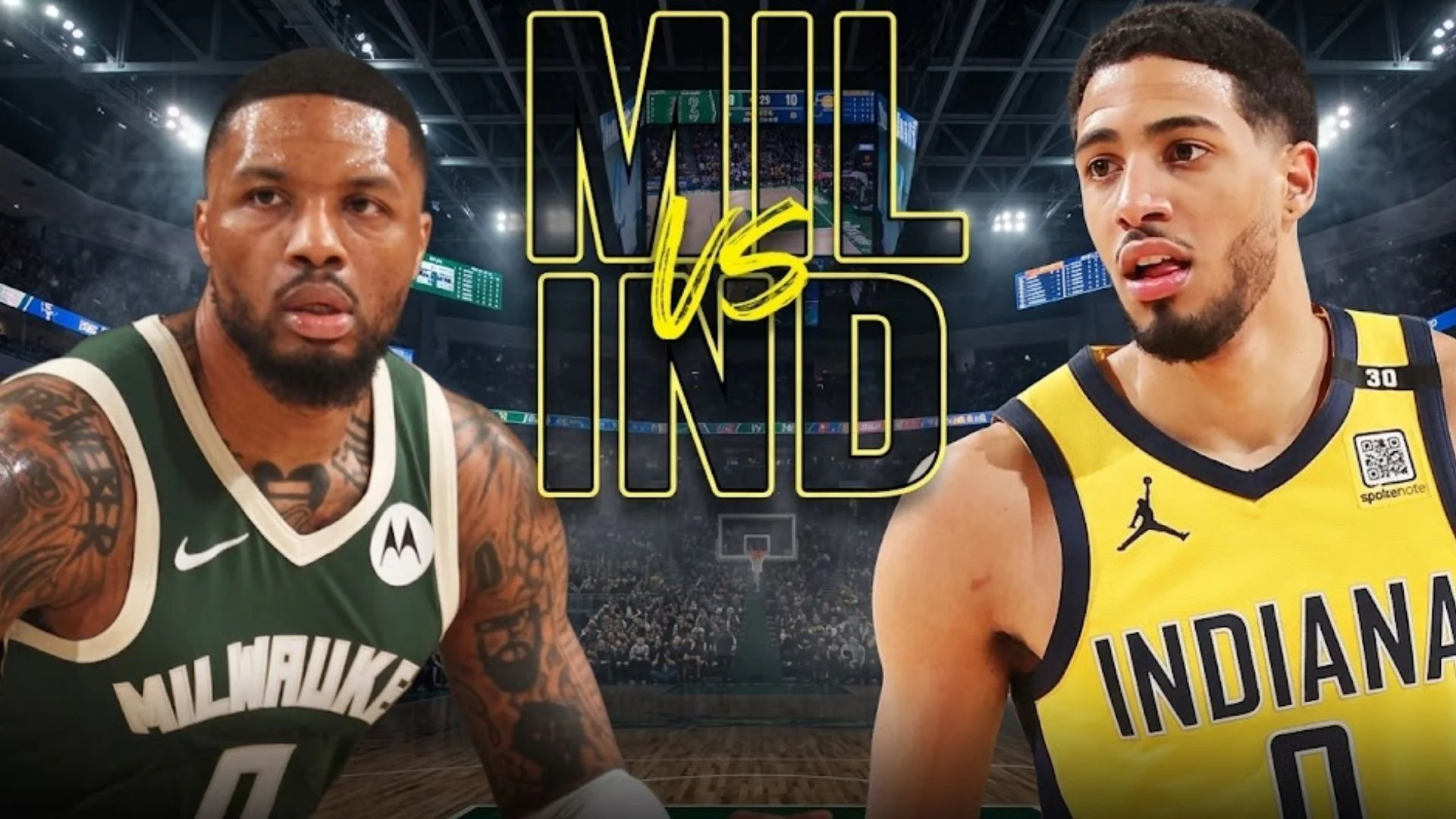 Milwaukee Bucks vs Pacers match stats